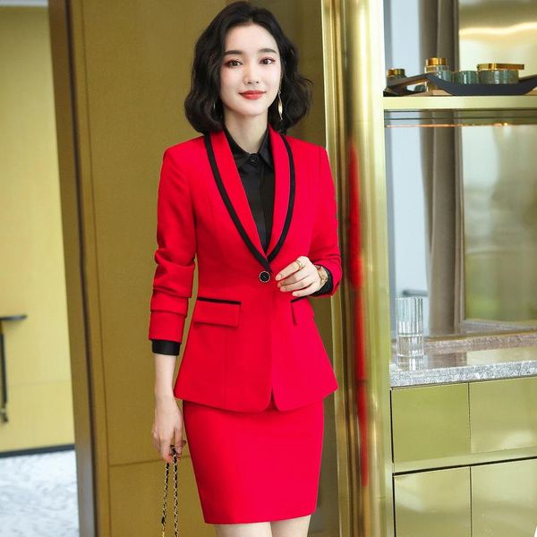 two piece dress 2021 autumn long-sleeve working clothes women's suit work wear business for women skirt blazer lady uniform, White
two piece dress 2021 autumn long-sleeve working clothes women's suit work wear business for women skirt blazer lady uniform, White
