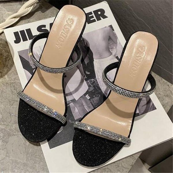 sandals large size women's 2021 summer fashion women shoes casual platform rhinestone high-heeled thick heel womens slippers, Black
sandals large size women's 2021 summer fashion women shoes casual platform rhinestone high-heeled thick heel womens slippers, Black