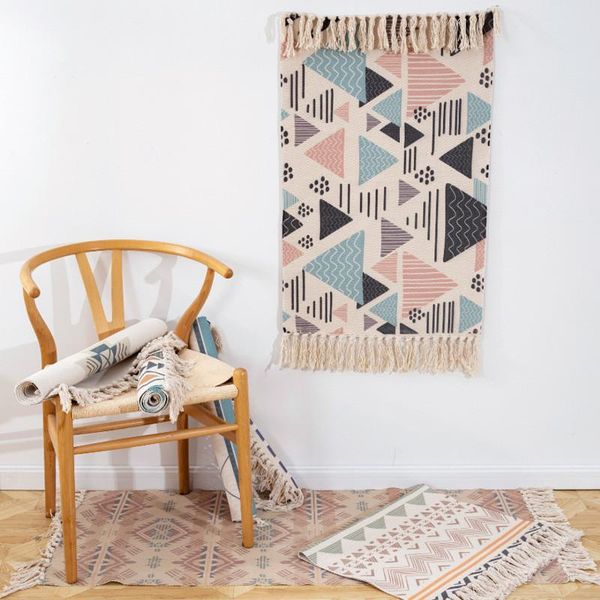 carpets folk style retro bohemian carpet hand woven cotton linen rug bedside geometric floor mat living room bedroom
carpets folk style retro bohemian carpet hand woven cotton linen rug bedside geometric floor mat living room bedroom