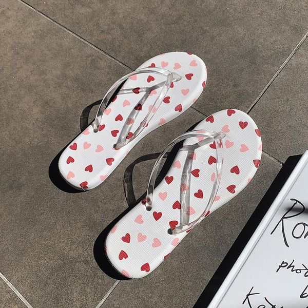 slippers women beach flip flops summer sandals flat bottom outdoor slipper lovely sweet style love pattern girlish heart shoes, Black 
slippers women beach flip flops summer sandals flat bottom outdoor slipper lovely sweet style love pattern girlish heart shoes, Black