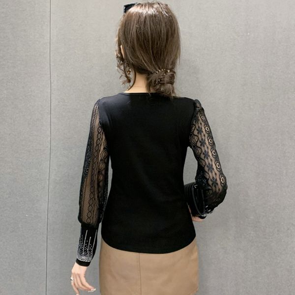new spring fall korean style t-shirt girls chic shiny diamonds beadings pathwork lace women long sleeve tees 2021 t11611a bmve, White
new spring fall korean style t-shirt girls chic shiny diamonds beadings pathwork lace women long sleeve tees 2021 t11611a bmve, White