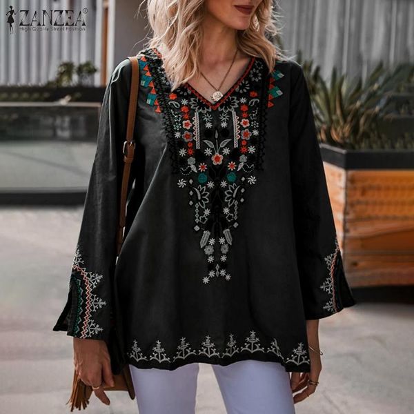 women's blouses & shirts printed 2022 stylish spring casual long sleeve blusas female v neck tunic floral chemise, White
women's blouses & shirts printed 2022 stylish spring casual long sleeve blusas female v neck tunic floral chemise, White