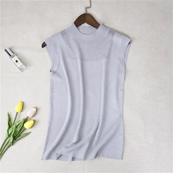 yoga outfit half high collar tank sleeveless knitted vest elasticity pullover solid bottoming
yoga outfit half high collar tank sleeveless knitted vest elasticity pullover solid bottoming