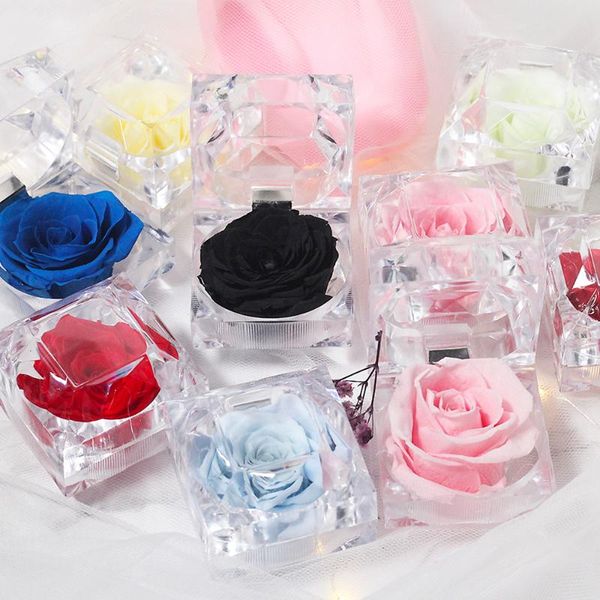 decorative flowers & wreaths enchanted real preserved forever rose transparent acrylic ring box valentine's day, birthday. anniversary
decorative flowers & wreaths enchanted real preserved forever rose transparent acrylic ring box valentine's day, birthday. anniversary
