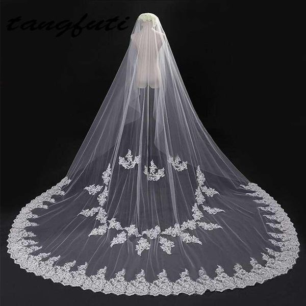 bridal veils tulle veil 2021 lace applique 3 m cathedral wedding women accessories long velo novia, Black
bridal veils tulle veil 2021 lace applique 3 m cathedral wedding women accessories long velo novia, Black