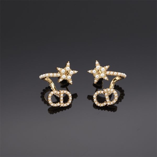 special offer 75% off outlet online family pearl five pointed star letter new hanging lady earrings, Silver
special offer 75% off outlet online family pearl five pointed star letter new hanging lady earrings, Silver