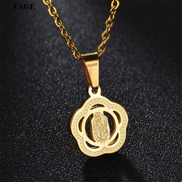 pendant necklaces uage fashion gold silver color long chain necklace women virgin mary catholic medallion jewelry collares 
pendant necklaces uage fashion gold silver color long chain necklace women virgin mary catholic medallion jewelry collares