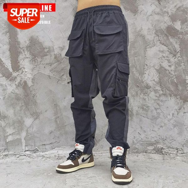 tkpa functional three-dimensional multi-pocket overalls men's dark solid color slim straight trousers #8u6s, Black
tkpa functional three-dimensional multi-pocket overalls men's dark solid color slim straight trousers #8u6s, Black