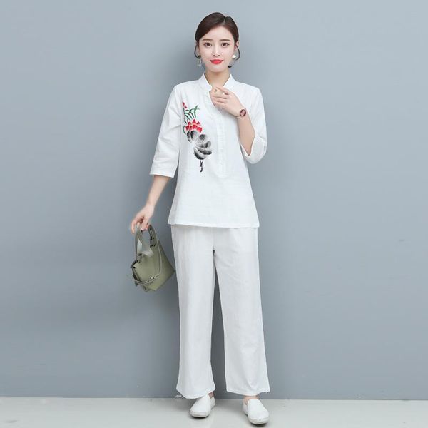 yoga outfit women tai chi kungfu meditation set linen loose chinese traditional printed sweatshirt+pant jogger gym athletic casual
yoga outfit women tai chi kungfu meditation set linen loose chinese traditional printed sweatshirt+pant jogger gym athletic casual