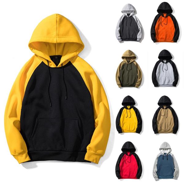 men's hoodies & sweatshirts fashion casual autumn winter streetwear loose hooded long sleeve patchwork pockets sweatshirt pullover #g3, Black
men's hoodies & sweatshirts fashion casual autumn winter streetwear loose hooded long sleeve patchwork pockets sweatshirt pullover #g3, Black