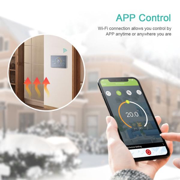 smart home control 95-240v programmable thermostat six periods touchscreen lcd with backlight electric heating thermoregulator humidity disp
smart home control 95-240v programmable thermostat six periods touchscreen lcd with backlight electric heating thermoregulator humidity disp