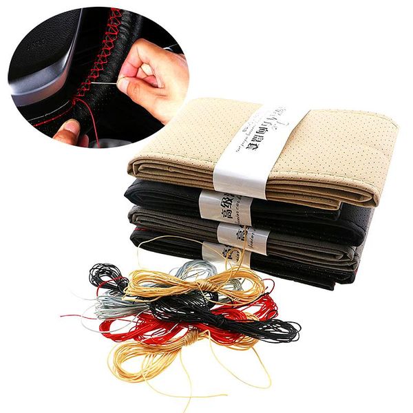 steering wheel covers artificial leather car woven cover sewing kit for xts srx ats cts/ koleos fluenec latitude
steering wheel covers artificial leather car woven cover sewing kit for xts srx ats cts/ koleos fluenec latitude