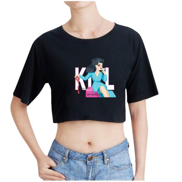 women's t-shirt why women kill fashion printed summer harajuku short sleeve t-shirts girls casual streetwear t shirts, White
women's t-shirt why women kill fashion printed summer harajuku short sleeve t-shirts girls casual streetwear t shirts, White