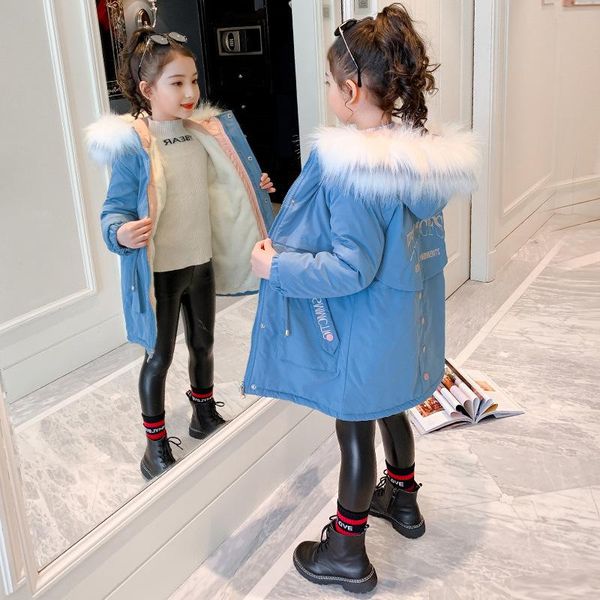 down coat kids winter thick jacket girls baby girl hooded warm outerwear heavy teenage clothes children overcoat 6 8 9 10 12 13y, Blue;gray
down coat kids winter thick jacket girls baby girl hooded warm outerwear heavy teenage clothes children overcoat 6 8 9 10 12 13y, Blue;gray