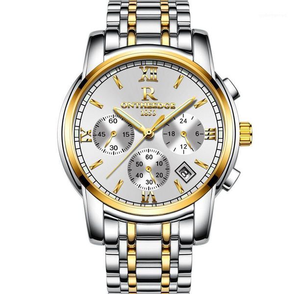 rui of edge refined steel shell bring more function sheet round japan quartz 6 needle business affairs non mechanics wristwatches, Slivery;brown
rui of edge refined steel shell bring more function sheet round japan quartz 6 needle business affairs non mechanics wristwatches, Slivery;brown