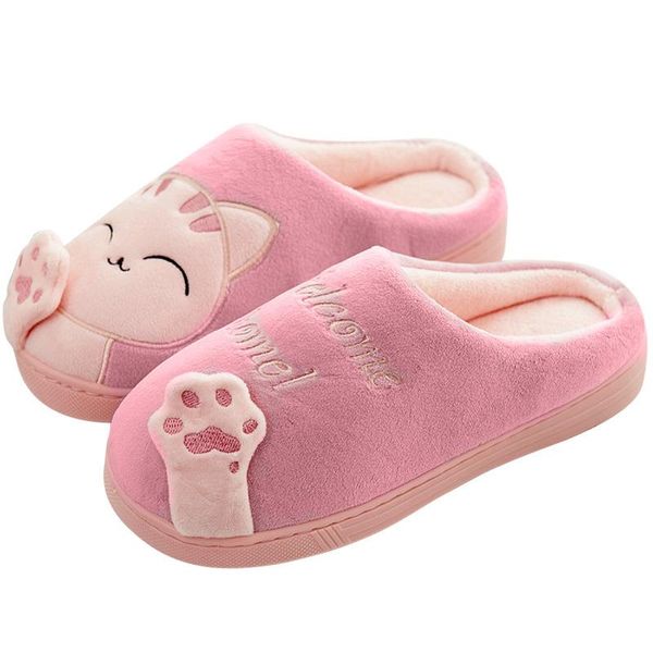 slippers 2021 women winter home cartoon cat shoes non-slip soft warm house indoor bedroom lovers couples, Black
slippers 2021 women winter home cartoon cat shoes non-slip soft warm house indoor bedroom lovers couples, Black