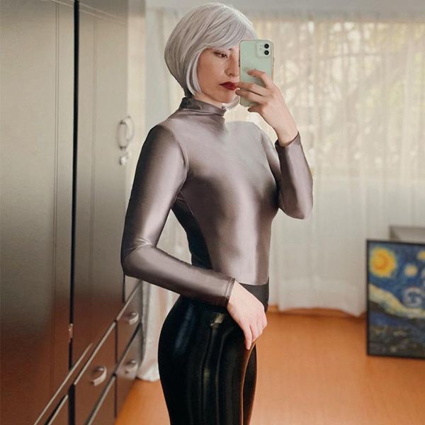 one-piece suits xckny glossy long sleeve high neck sports casual clothes japan slim swimming spring smooth swimsuit 2xl
one-piece suits xckny glossy long sleeve high neck sports casual clothes japan slim swimming spring smooth swimsuit 2xl