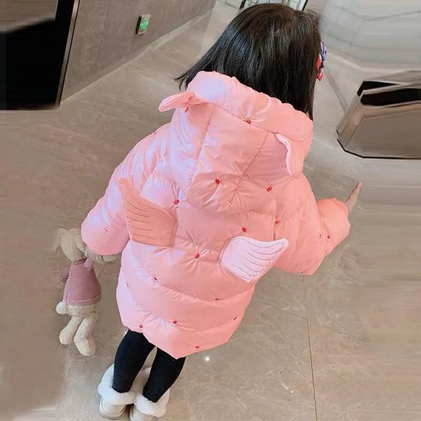 down coat baby girl angel wings cotton jacket girls thick christmas pink winter clothes mid-length fleece fall/winter, Blue;gray
down coat baby girl angel wings cotton jacket girls thick christmas pink winter clothes mid-length fleece fall/winter, Blue;gray