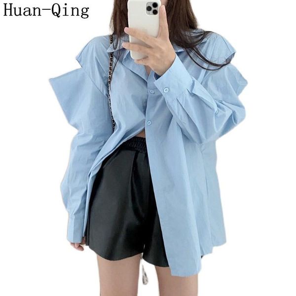 women's blouses & shirts white for women turn-down collar long chemise femme off shoulder sleeve single-breasted blusas clothes
women's blouses & shirts white for women turn-down collar long chemise femme off shoulder sleeve single-breasted blusas clothes