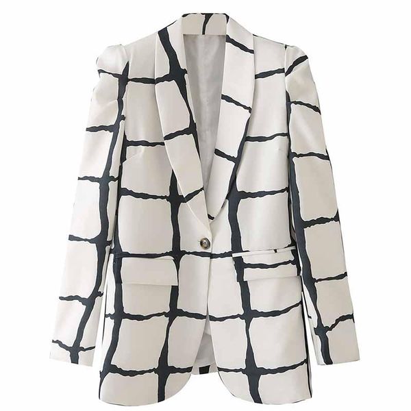 women's suits & blazers 2021 women plaid notched collar casual business jacket coats single button chic office ladies stylish outerwear, White;black
women's suits & blazers 2021 women plaid notched collar casual business jacket coats single button chic office ladies stylish outerwear, White;black