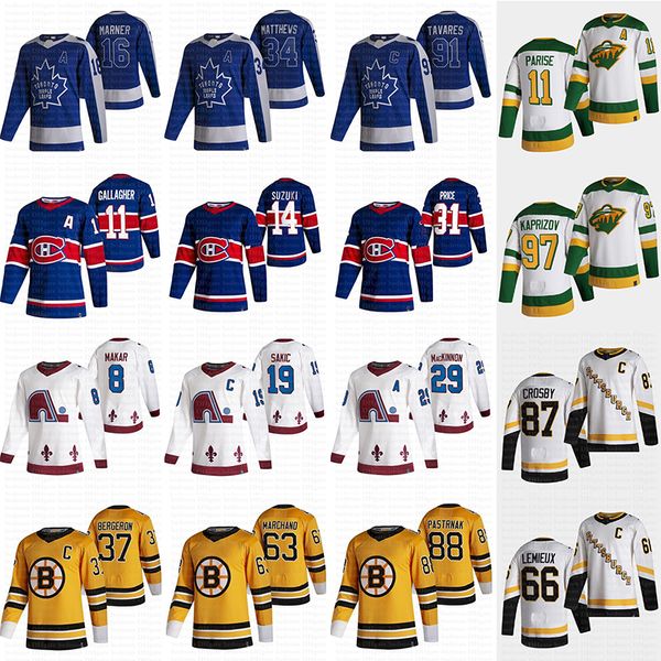 2021 reverse retro hockey jerseys 34 auston matthews 29 nathan mackinnon 97 kirill kaprizov 88 david pastrnak 87 sidney crosby 31 carey pric, Black;red
2021 reverse retro hockey jerseys 34 auston matthews 29 nathan mackinnon 97 kirill kaprizov 88 david pastrnak 87 sidney crosby 31 carey pric, Black;red