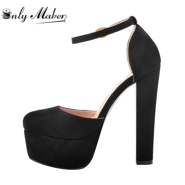 dress shoes onlymaker summer women's platform chunky high heel ankle strap sandals pumps round toe buckle party mary jane, Black
dress shoes onlymaker summer women's platform chunky high heel ankle strap sandals pumps round toe buckle party mary jane, Black