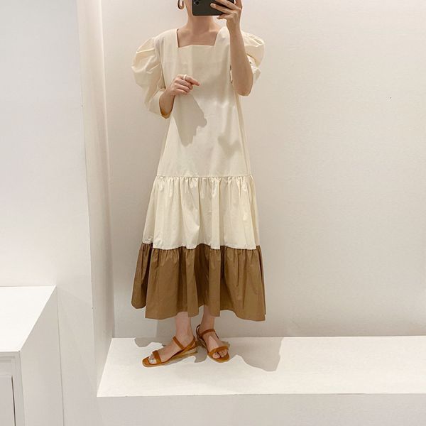 2021 summer new sweet loose casaul dress women elegant long robe square neck irregular pleated puff sleeve dresses ro0j, Black;gray
2021 summer new sweet loose casaul dress women elegant long robe square neck irregular pleated puff sleeve dresses ro0j, Black;gray
