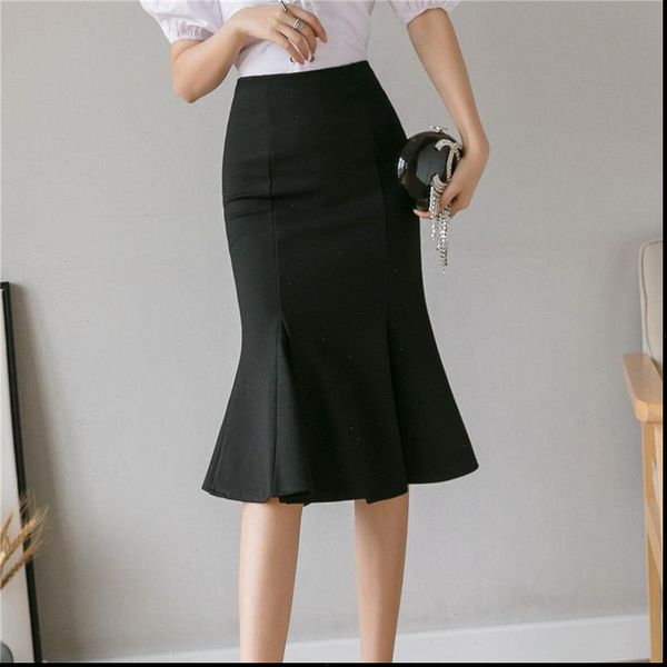 spring autumn fashion mermaid skirt ruffles package hip skirts elastic high waist office ladies bodycon pencil skirts, Black
spring autumn fashion mermaid skirt ruffles package hip skirts elastic high waist office ladies bodycon pencil skirts, Black