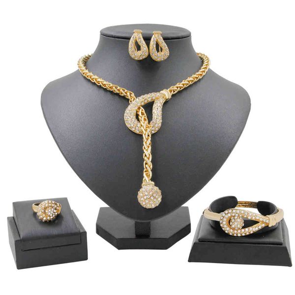 jewelry sets liffly creative design bridal gold crystal necklace ring for women earrings birthday party fine handmade, Black
jewelry sets liffly creative design bridal gold crystal necklace ring for women earrings birthday party fine handmade, Black