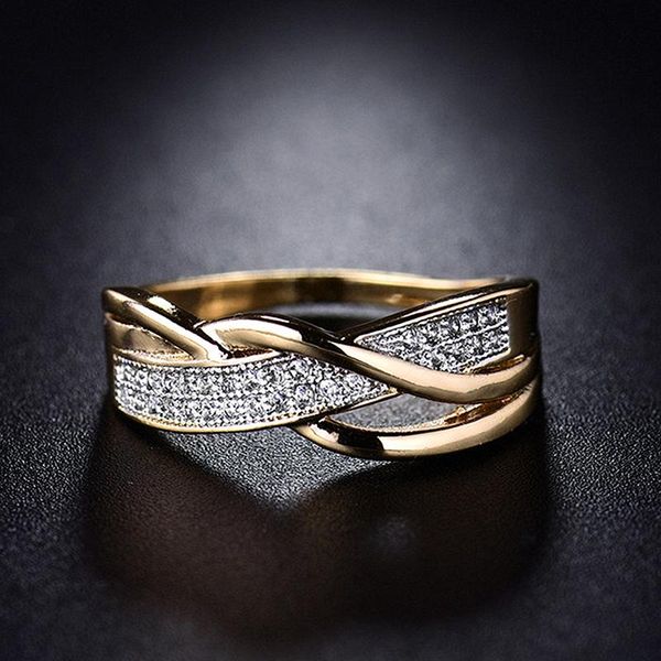 wedding rings lnrrabc for women valentine present fashion spiral cz crystal gold-color mid ring cubic zirconia promise jewelry, Slivery;golden
wedding rings lnrrabc for women valentine present fashion spiral cz crystal gold-color mid ring cubic zirconia promise jewelry, Slivery;golden