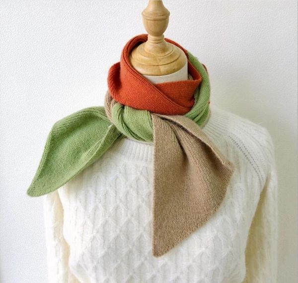 scarves winter scarf women 3-colors patchwork knitted wrap sharp angle shawls warm long narrow skinny neckerchief, Blue;gray
scarves winter scarf women 3-colors patchwork knitted wrap sharp angle shawls warm long narrow skinny neckerchief, Blue;gray