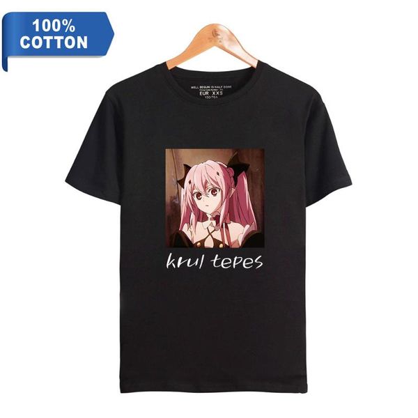 men's t-shirts cartoon summer t-shirt seraph of the end blood animation 100% cotton women men short sleeve high street casual tee, White;black
men's t-shirts cartoon summer t-shirt seraph of the end blood animation 100% cotton women men short sleeve high street casual tee, White;black