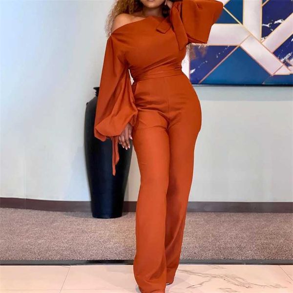 women jumpsuit solid off shoulder high waist long lantern sleeves office ladies elegant female african fashion plus size xxl 211119, Black;white
women jumpsuit solid off shoulder high waist long lantern sleeves office ladies elegant female african fashion plus size xxl 211119, Black;white