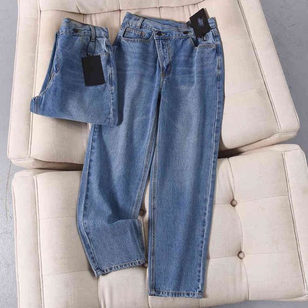 in the vintage of the new new staggered waist comfortable cotton jeans fashion commuter trend 021406 clothing sale, Blue
in the vintage of the new new staggered waist comfortable cotton jeans fashion commuter trend 021406 clothing sale, Blue
