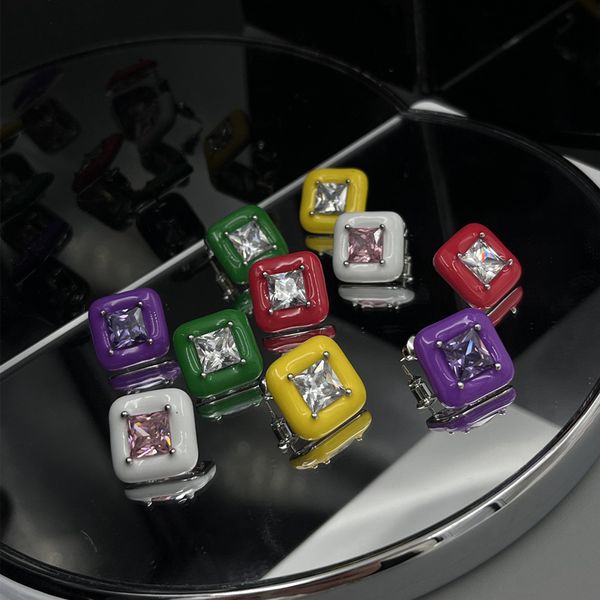 ins niche design earrings enamel drip stud glaze zircon light luxury texture trend fashion hit color all-match jewelry accessories, Golden;silver
ins niche design earrings enamel drip stud glaze zircon light luxury texture trend fashion hit color all-match jewelry accessories, Golden;silver