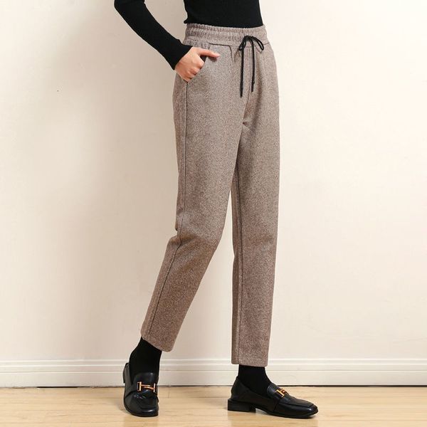 women's pants & capris autumn winter women woolen thick warm casual high waist harem ankle-length female ol blazer suit trousers rz5y, Black;white
women's pants & capris autumn winter women woolen thick warm casual high waist harem ankle-length female ol blazer suit trousers rz5y, Black;white