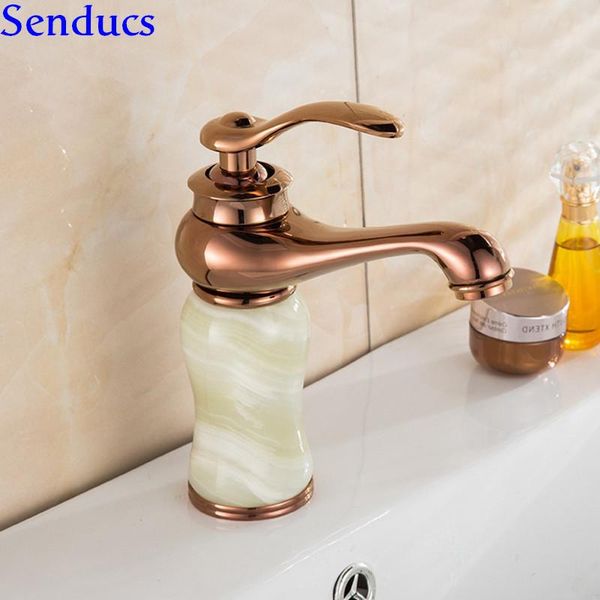 bathroom sink faucets senducs rose gold jade basin faucet deck mounted brass stone fashion
bathroom sink faucets senducs rose gold jade basin faucet deck mounted brass stone fashion