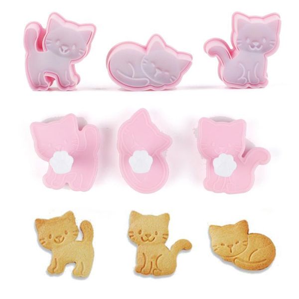 baking moulds 3pcs practical cat cookie molds kitchen plastic cake diy creative mold biscuit cutter pastry bakeware
baking moulds 3pcs practical cat cookie molds kitchen plastic cake diy creative mold biscuit cutter pastry bakeware