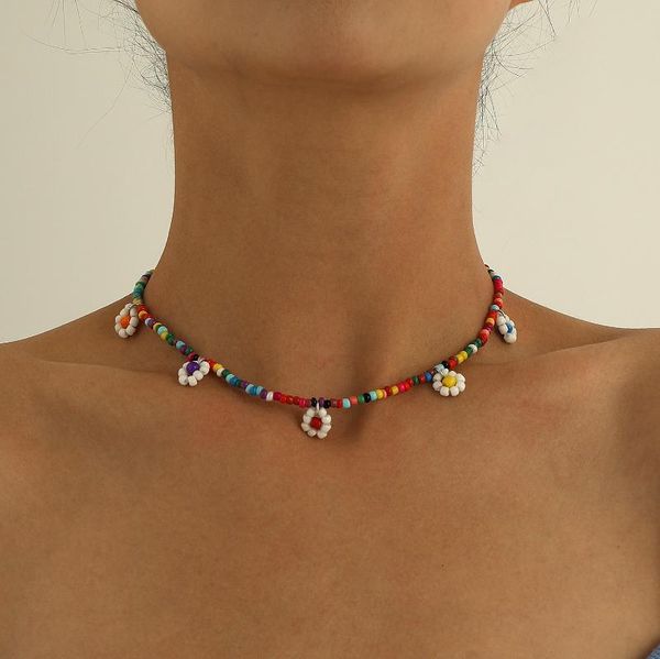 chokers bohemia flower beaded necklace for women boho fashion vintage charm bead chain necklaces women's simple party choker jewelry set, Golden;silver
chokers bohemia flower beaded necklace for women boho fashion vintage charm bead chain necklaces women's simple party choker jewelry set, Golden;silver