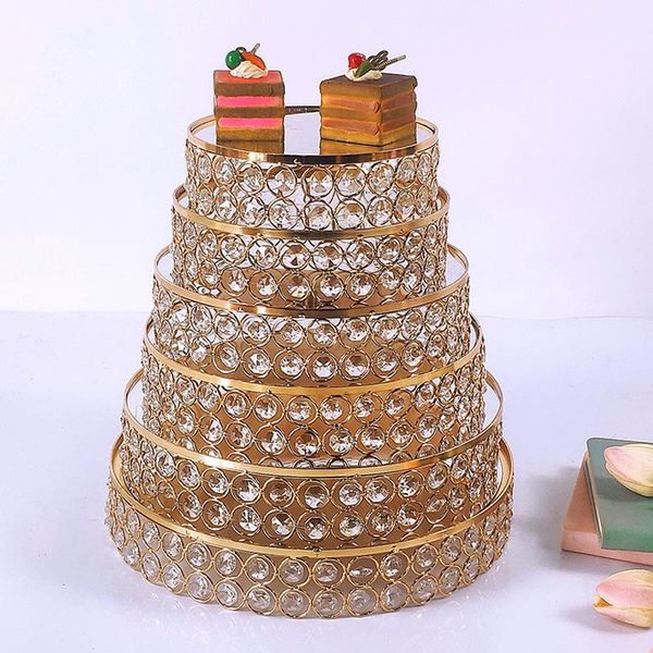 other bakeware 1pc gold crystal cake stand round mirror metal wedding cupcake birthday party dessert pedestal display plate home decor
other bakeware 1pc gold crystal cake stand round mirror metal wedding cupcake birthday party dessert pedestal display plate home decor