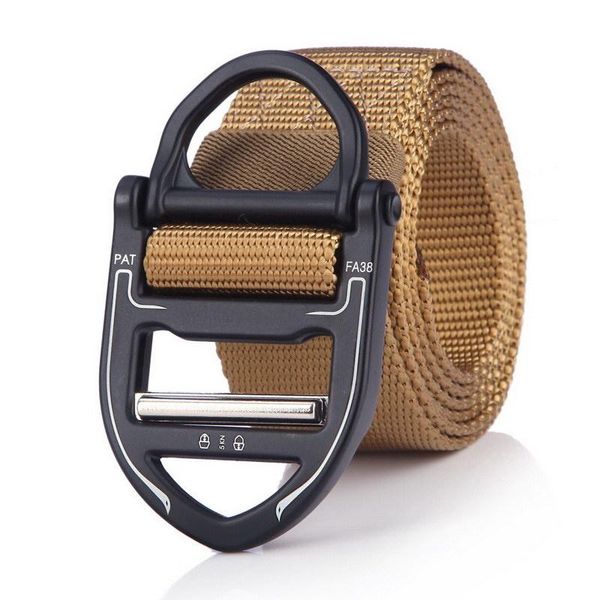 belts military nylon men's and women's tactical belt, metal buckle quick release, multifunctional, outdoor training leisure, Black;brown
belts military nylon men's and women's tactical belt, metal buckle quick release, multifunctional, outdoor training leisure, Black;brown