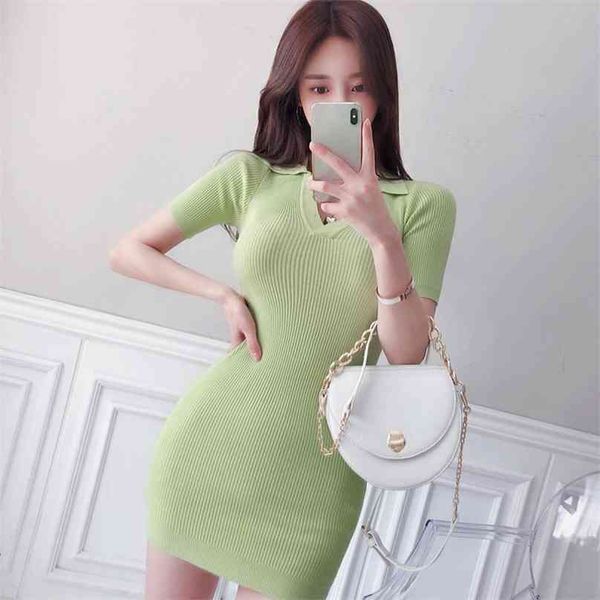 summer knitted mini dress for women korea v neck cotton sundress ladies casual office dresses 210602, Black;gray
summer knitted mini dress for women korea v neck cotton sundress ladies casual office dresses 210602, Black;gray