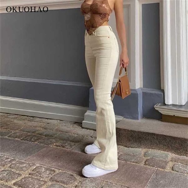 fashion streetwear elastic jean y2k flared skinny high waist mom wash soft casual autumn clothing long pants 211117, Blue
fashion streetwear elastic jean y2k flared skinny high waist mom wash soft casual autumn clothing long pants 211117, Blue