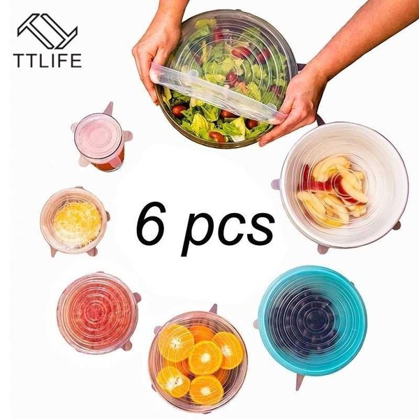 food savers & storage containers vogvigo 6pcs/set silicone lids durable reusable save cover heat resisting fits all sizes and shapes of
food savers & storage containers vogvigo 6pcs/set silicone lids durable reusable save cover heat resisting fits all sizes and shapes of