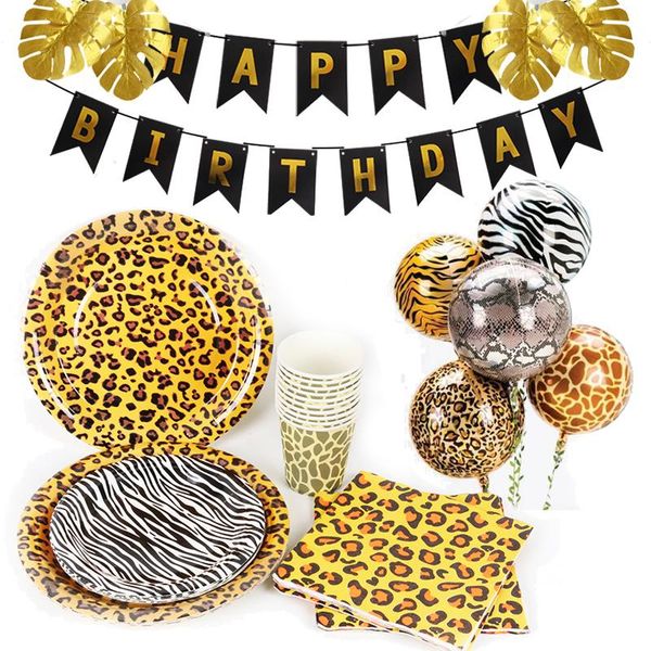 party decoration supplies animal leopard zebra printed disposable tableware set birthday decorations anniversaire wedding decor
party decoration supplies animal leopard zebra printed disposable tableware set birthday decorations anniversaire wedding decor