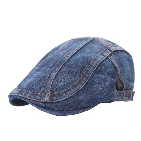 berets men women daily retro casual wear resistant sunshade denim beret adjustable circumference comfortable hat hiking climbing, Blue;gray
berets men women daily retro casual wear resistant sunshade denim beret adjustable circumference comfortable hat hiking climbing, Blue;gray
