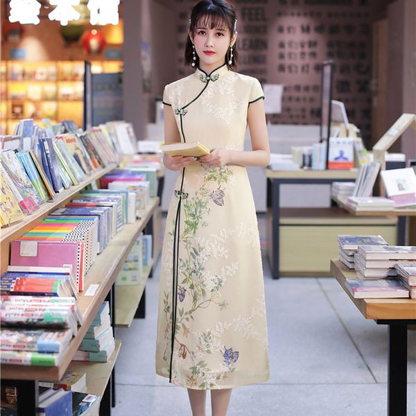 traditional embroidery applique chiffon women aodai qipao oriental female lace cheongsam novelty chinese formal dress -3xl, Red
traditional embroidery applique chiffon women aodai qipao oriental female lace cheongsam novelty chinese formal dress -3xl, Red