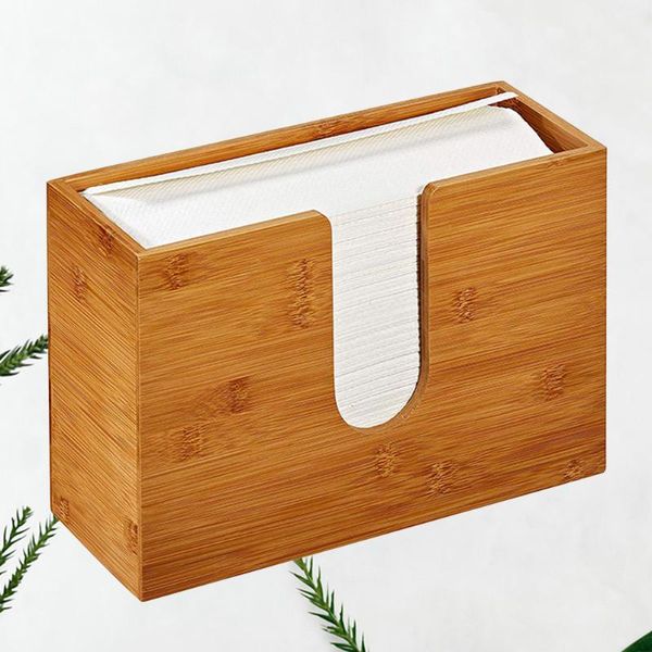 tissue boxes & napkins bamboo wall-mounted box napkin holder paper dispenser for kitchen bathroom (wood color)
tissue boxes & napkins bamboo wall-mounted box napkin holder paper dispenser for kitchen bathroom (wood color)