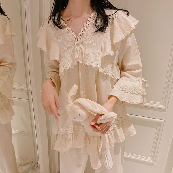 Womens Royal Style Sleepwear Princess Pajama Sets Flowers Embroidered Lace Tops+Long Pants.Vintage Ladies Girls Pyjamas Set, Dress
Womens Royal Style Sleepwear Princess Pajama Sets Flowers Embroidered Lace Tops+Long Pants.Vintage Ladies Girls Pyjamas Set, Dress