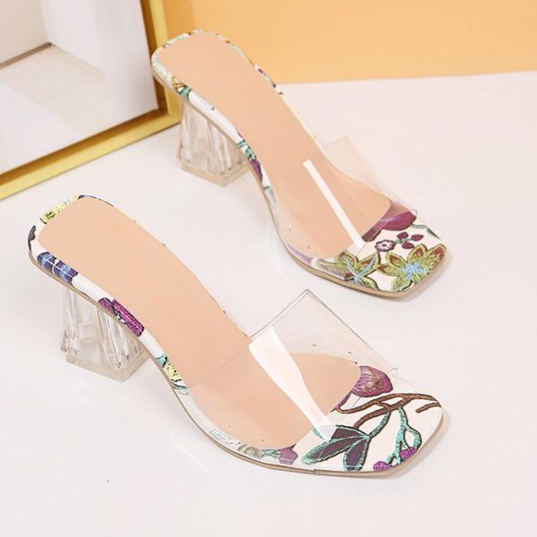 sandals women pvc crystal heel transparent clear heels summer pumps shoe size 35~43, Black
sandals women pvc crystal heel transparent clear heels summer pumps shoe size 35~43, Black